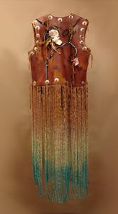 hand twisted ombre dyed fringe